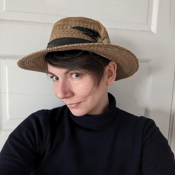 Goorin Bros women's straw fedora - Picture 2 of 5